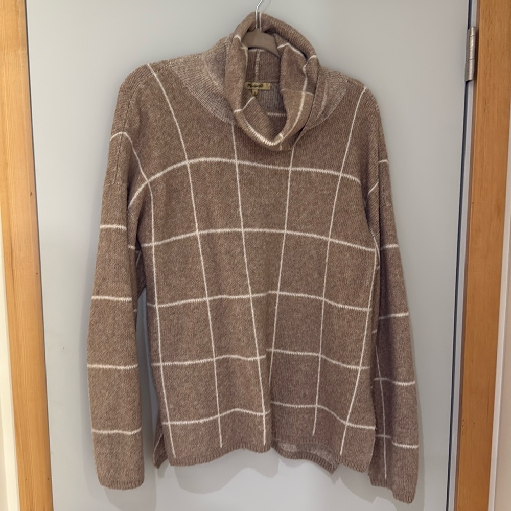 Madewell check sweater